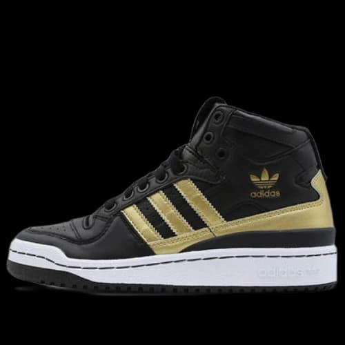 adidas originals Forum Mid 'Black/Gold' (Women's)