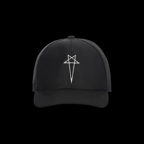 Rick Owens DRKSHDW Baseball Cap 'Black/Pearl'