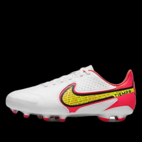 (GS) Nike K Jr Tiempo Legend 9 Academy MG Soccer Shoes White/Red