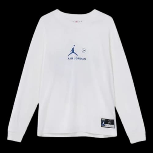 Air Jordan x Fragment Design FW Crew Neck Pullovers Street Style Collaboratio Men White