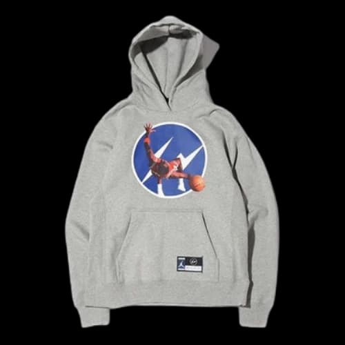 Air Jordan x Fragment Design FW Sweatshirts Men Grey