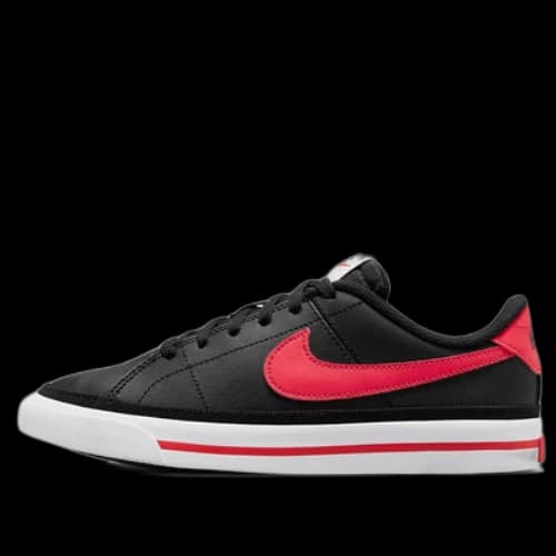 (GS) Nike Court Legacy Low-Top Sneakers Black/Red