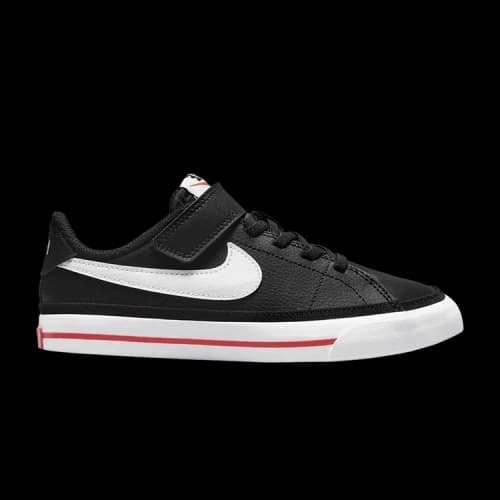 (PS) Nike Court Legacy 'Black University Red'