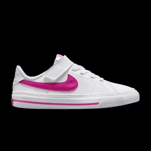 Nike Court Legacy PS 'White Laser Fuchsia'