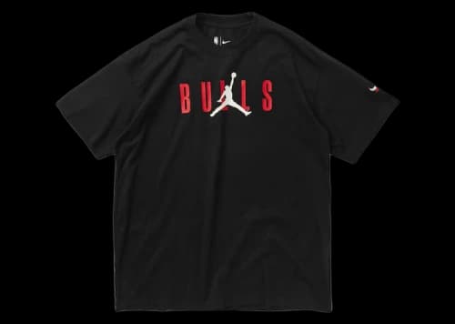 Jordan NBA Chicago Bulls Courtside T-shirt Black