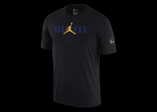 Jordan NBA Golden State Warriors Courtside T-shirt Black