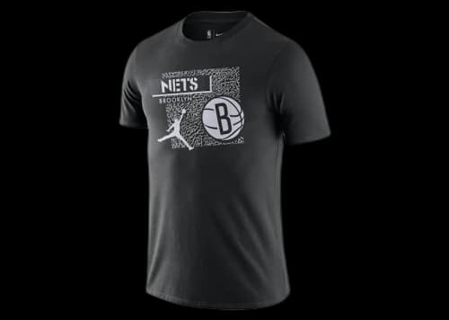 Jordan NBA Brooklyn Nets Logo Dri-Fit T-shirt Black