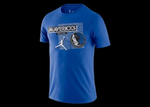 Jordan Dallas Mavericks Essential Statement Dri-Fit T-shirt Blue
