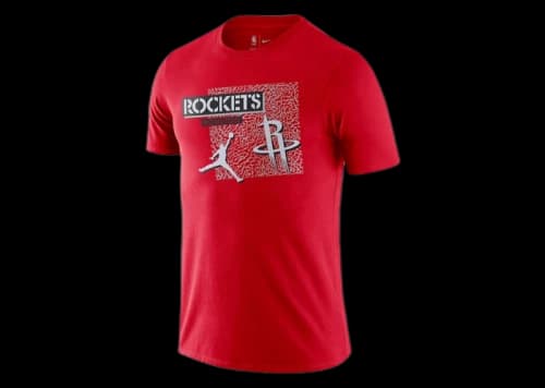 Jordan NBA Huston Rockets Essential Statement Dri-Fit T-shirt Red