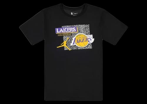 Jordan NBA Los Angeles Lakers Logo Dri-Fit T-shirt Black