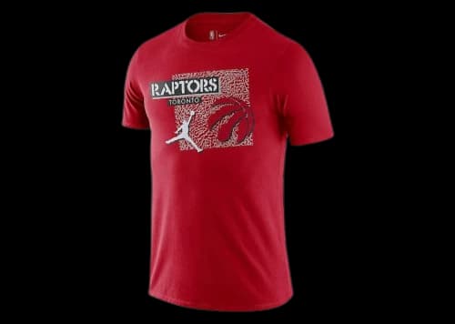 Jordan NBA Toronto Raptors Dri-Fit T-shirt Red