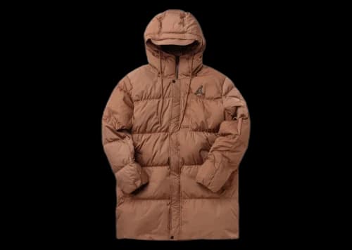 Jordan Essentials Statement Down Parka Jacket Brown