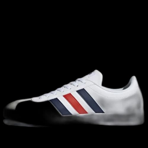 adidas VL Court 2.0 'White Black Red'