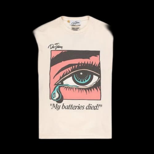 Gallery Dept. Dead Batteries Tee 'White'