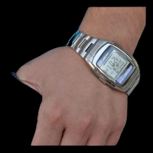 CASIO Male DATE BANK Japan / South Korea Fashion Waterproof Mens Silver Digital