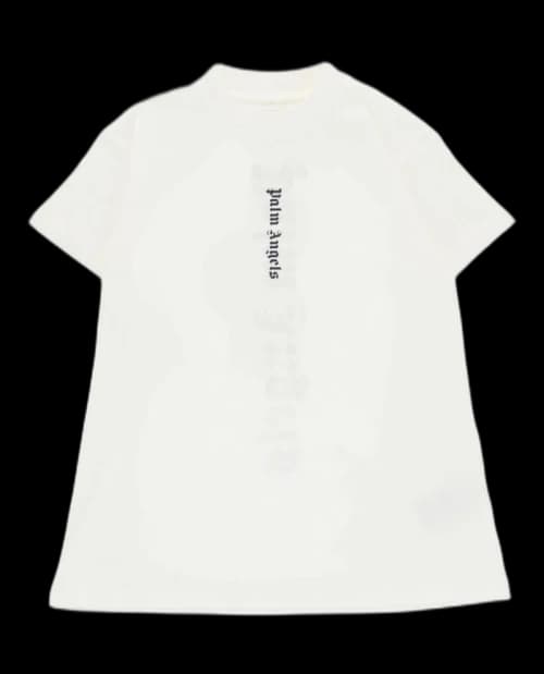Palm Angels Vertical Logo T-Shirt White/Black