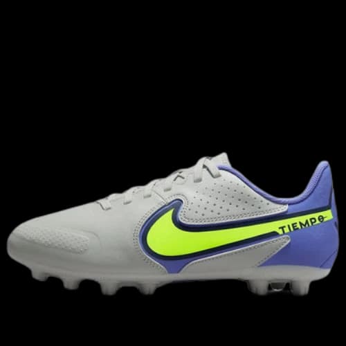 (GS) Nike Tiempo Legend 9 Academy HG Hard Ground 'Gray Yellow'