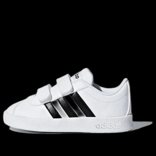 (TD) adidas VL Court 2.0 'White Black'