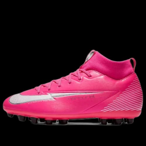 (GS) Nike Mercurial Superfly 7 Academy KM AG Artificial Grass 'Pinkred Black White'