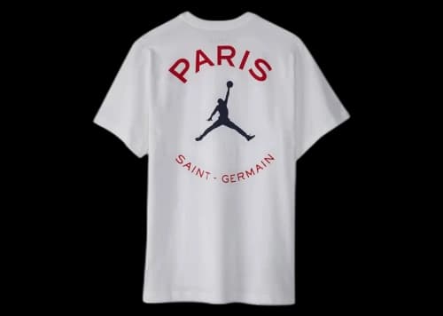 Jordan Paris Saint-Germain Logo T-Shirt White