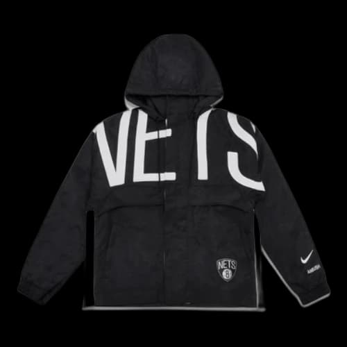 Nike x Ambush NBA Collection Nets Jacket Asia Sizing 'Black' (Women's)