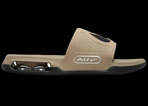 Nike Air Max Cirro Slide Khaki Metallic Silver Black
