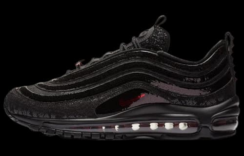 Nike Air Max 97 'Black Sequin Black Red' (Women's)