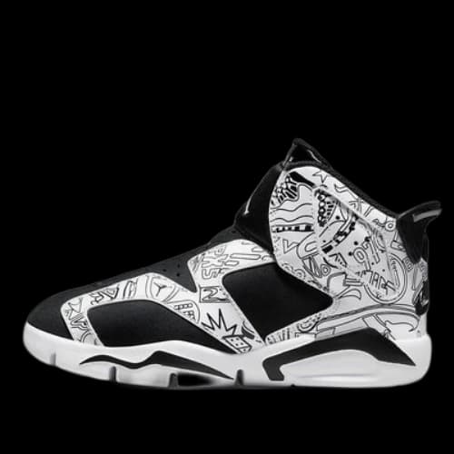 (PS) Air Jordan 6 Retro Little Flex SE 'Black White'