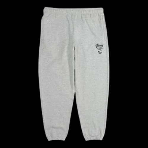 Stussy x Nike NRG ZR Fleece Pants 'Heather Grey'