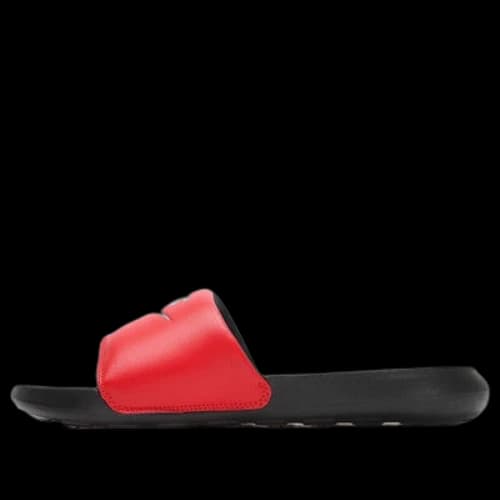 Nike Victori One Slide Mix Cozy Non-Slip Sports Black Red Sandals 'Red Black'