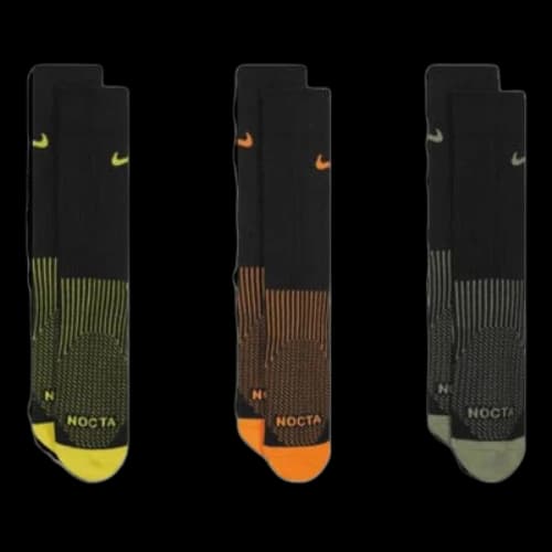 Nike x NOCTA Drake Dri-Fit Logo 3 Pack Socks 'Multi Black'