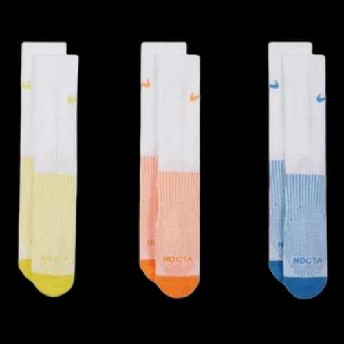 Nike x NOCTA Drake FW23 Dri-Fit LOGO 3 Pack Socks 'Multi Color'