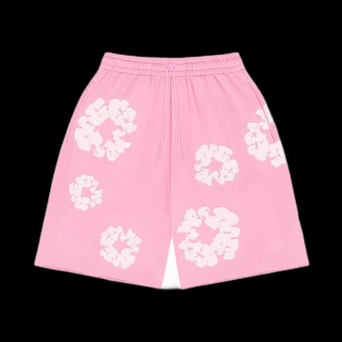 Denim Tears The Cotton Wreath Shorts Pink