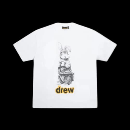 drew house real jackie ss t-shirt white