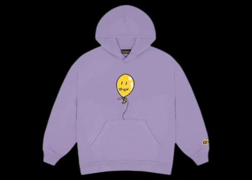 drew house joy hoodie lavender