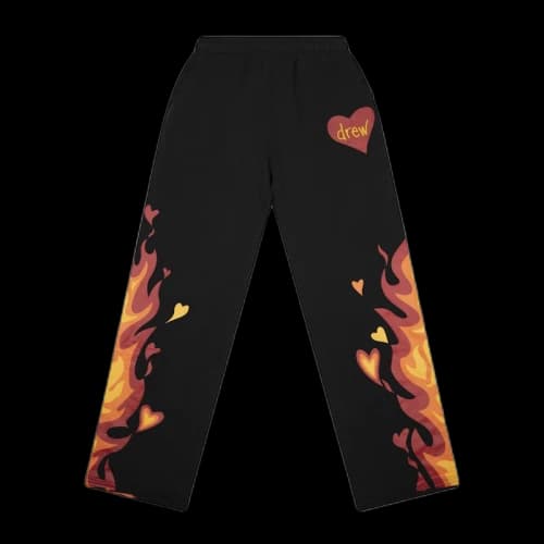 drew house fire sweatpant black