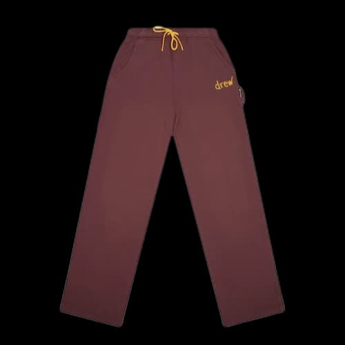 drew house scribble carpenter sweatpant faded maroon