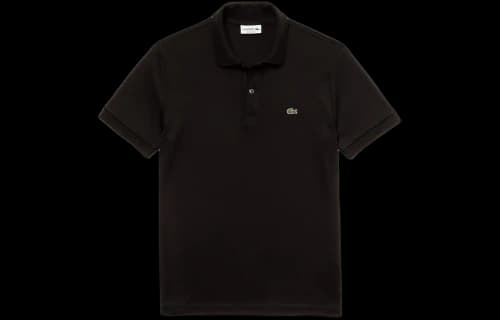 Lacoste Regular Fit Pima Polo Shirt 'Black'