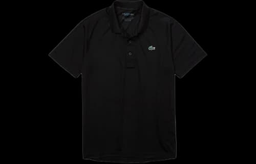 Lacoste logo-patch short-sleeved polo shirt