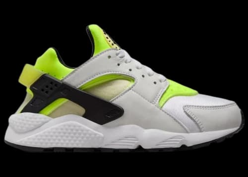 Nike Air Huarache White Black Volt Luminous Green (Women's)