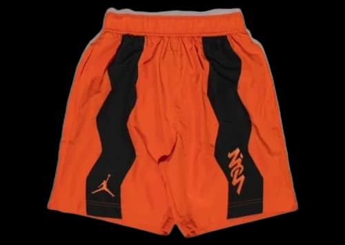 Jordan Zion Performance Dri-Fit Woven Shorts Orange