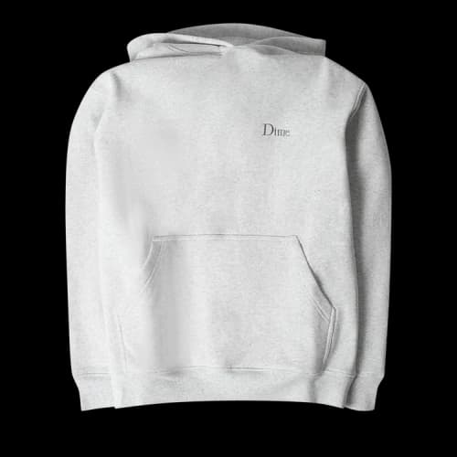 Dime Classic Small Logo Hoodie 'Ash'