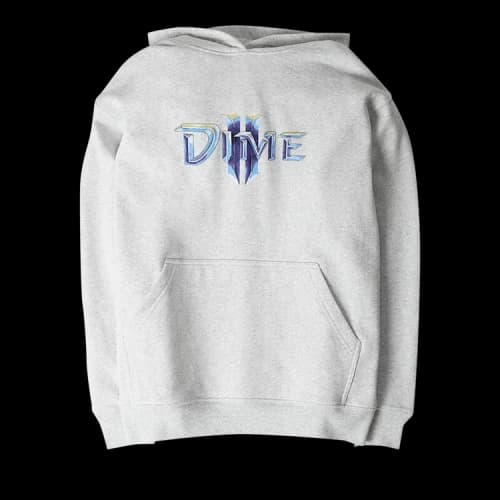 Dime Terran Hoodie 'Grey'