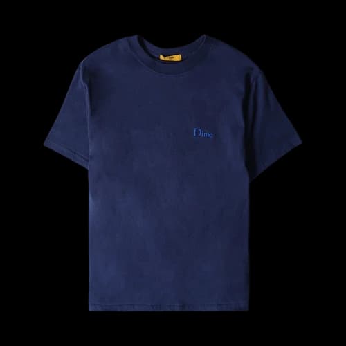 Dime Classic Small Logo T-Shirt 'Navy'