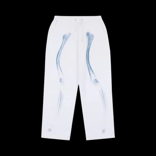 Dime Wave Bones Sweatpants 'White'