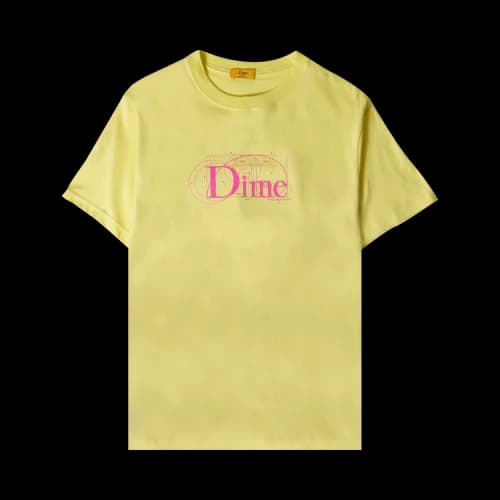 Dime Classic Ratio T-Shirt 'Yellow'