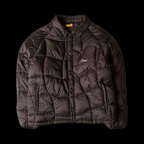 Dime Wave Puffer Jacket 'Espresso'