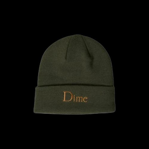 Dime Classic Wool Fold Beanie 'Army'