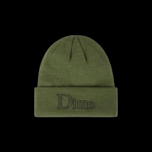Dime Classic 3D Beanie 'Olive Green'