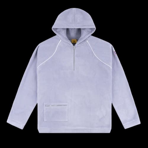 Dime Polar Fleece Half Zip Hoodie 'Lavender'